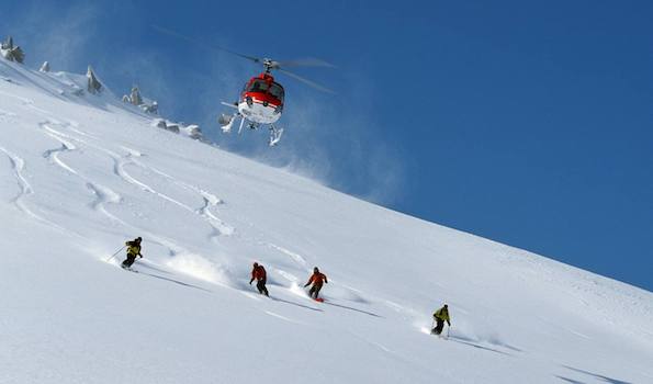 Heli skiing - Gulmarg - Kashmir - Snowboard